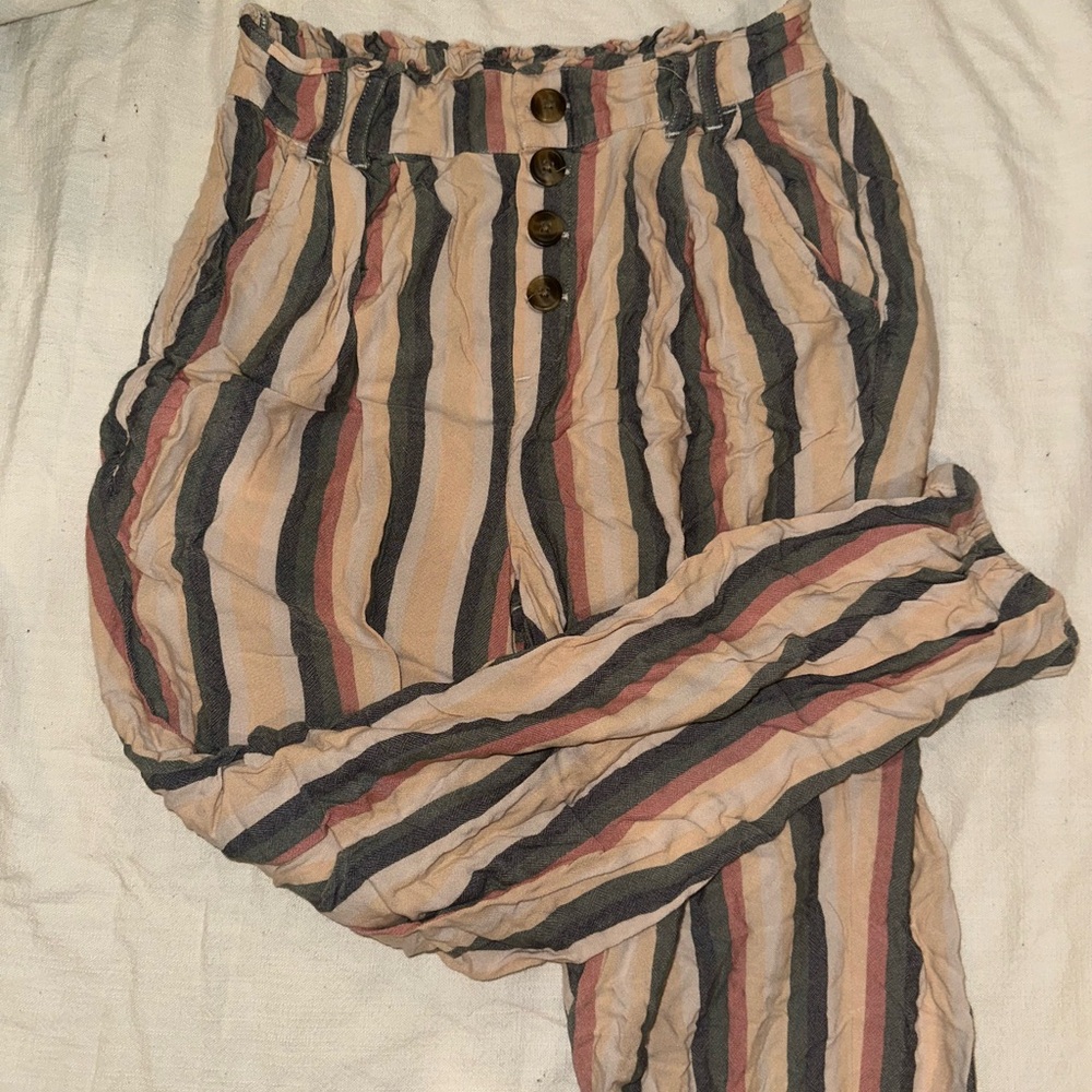 high waisted jogger style dress pants